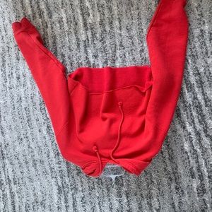Basic cropped hoodie